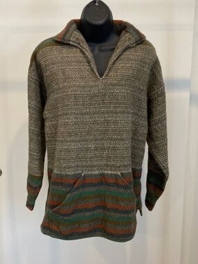 Vintage Curlew Weavers Pullover Jumper / Handwoven in Wales /M